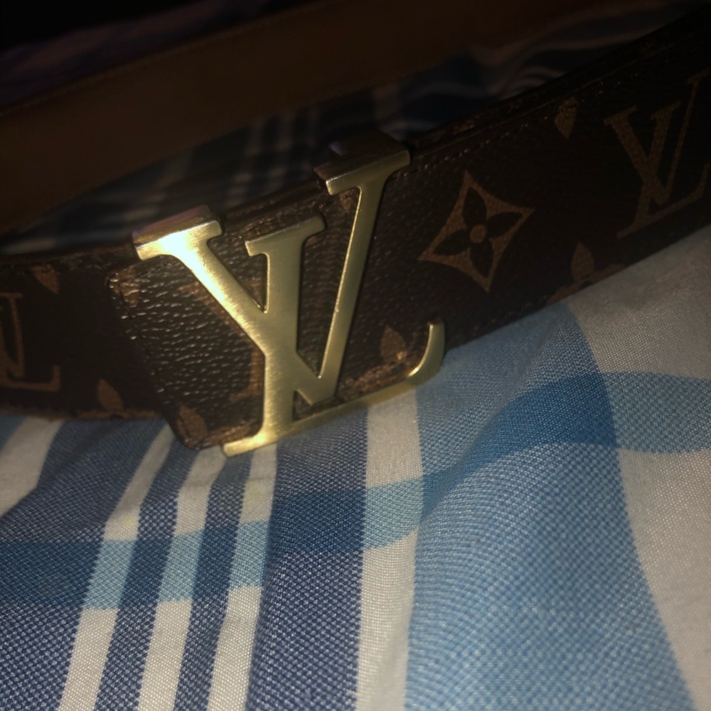 Louis Vuitton Belt Brown Initiales 40mm